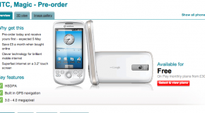 HTC Magic available for pre-order from Vodafone