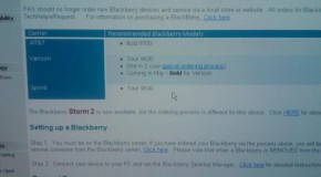 Verizon BlackBerry Bold in May?