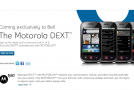 Bell Launches Motorola Dext with MOTOBLUR