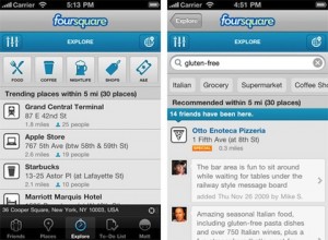 Foursquare Explore Tab