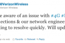 Verizon’s 4G LTE network is down; they are working on a fix (Updated)