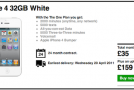 White iPhone 4 coming on April 20 according to UK carrier 3