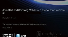AT&T and Samsung having a special announcement on May 5