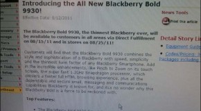 BlackBerry Bold 9930 coming to Verizon stores on August 25? Direct fulfillment on August 15?