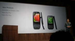 Palm announces pre plus and pixi plus; available on Verizon on January 25