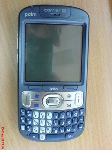 Palm Treo 800w Picture Appears