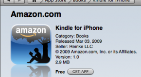 Amazon brings Kindle to the iPhone