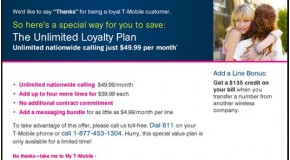 Goodbye T-Mobile’s Unlimited Loyalty Plan