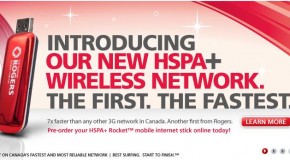 Rogers launches 21Mbps HSPA+ in 5 major cities.