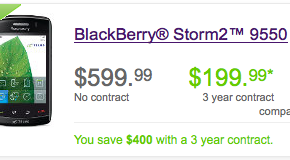 Telus BlackBerry Storm2 Now Available