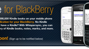 Kindle for BlackBerry coming soon