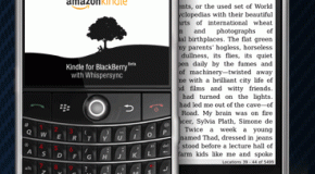 Kindle for BlackBerry application now available